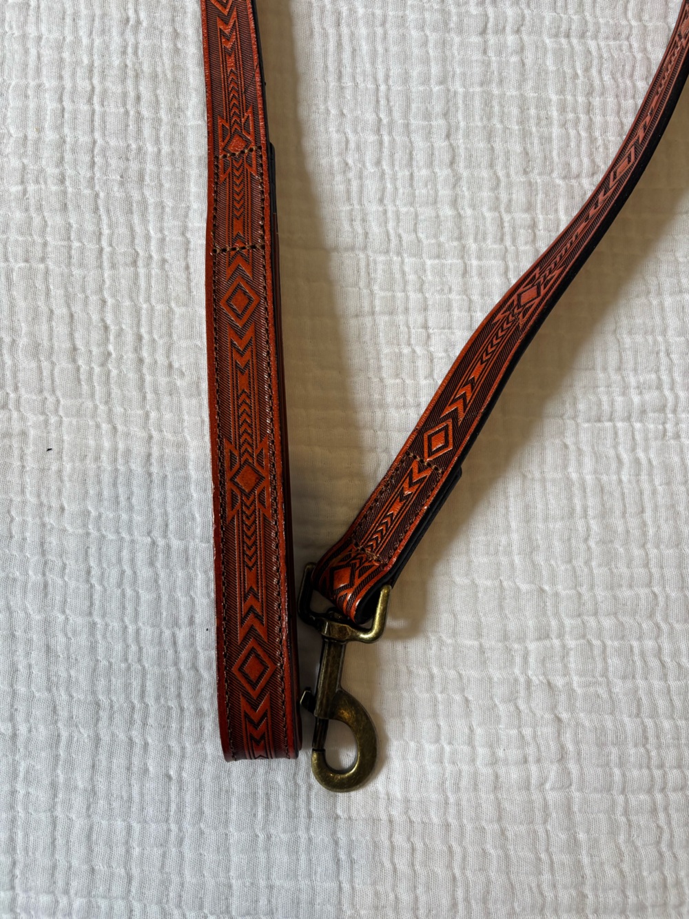 Mutt Nation leather dog leash by Miranda lambert